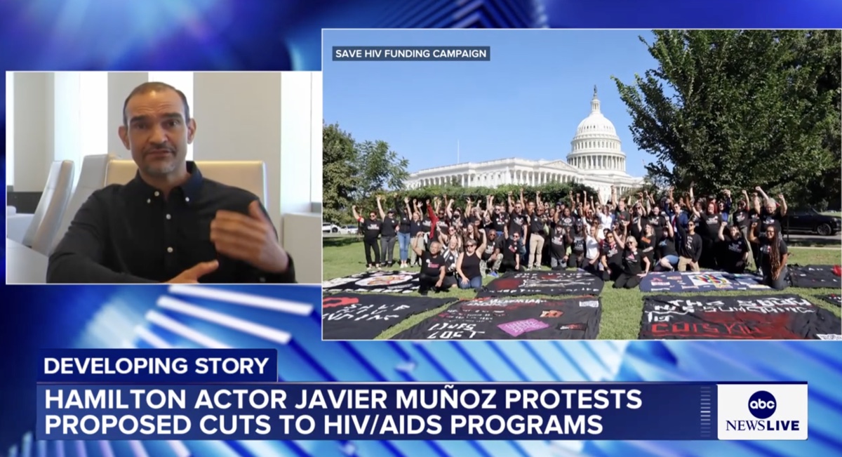 “Hamilton” Star Javier Muñoz to ABC News: An HIV-Free Generation Is Within Reach, But Congress Is Trying to Take That Away