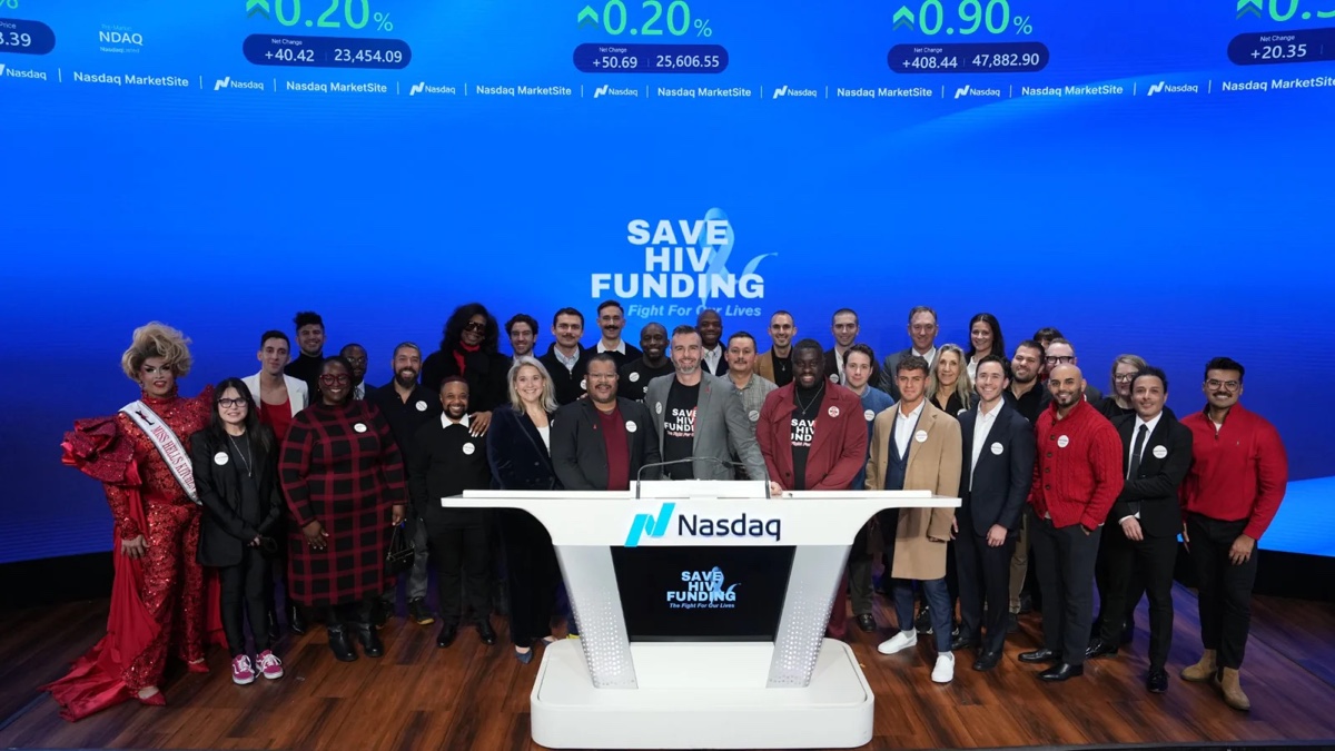 Save HIV Funding Campaign Rings NASDAQ Opening Bell, Marking a World AIDS Day National Week of Action
